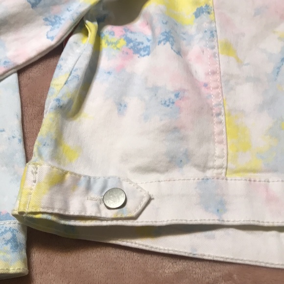 Wonder Nation NWT/White Tye Dyed Denim Jacket - Picture 11 of 13
